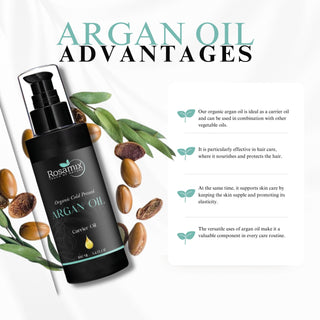 ORGANIC COLD PRESSED ARGAN OIL - ROSAMIX