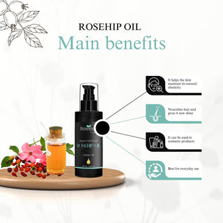 ORGANIC COLD PRESSED ROSEHIP OIL